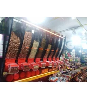 قفسه آجیل خشکبار چهار مخزن الینا استند elinastand - 1