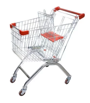 چرخ خرید فروشگاهی 80 لیتری صنایع مفتولی آریا توس - 6