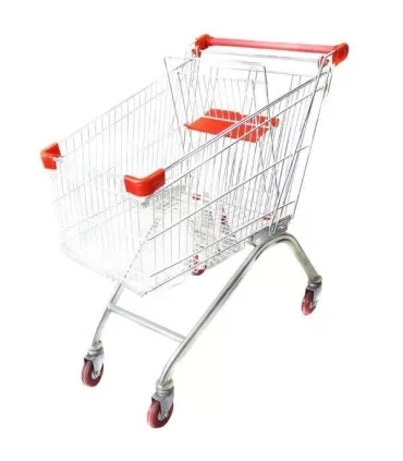 کالسکه خرید فروشگاهی 125 لیتر صنایع مفتولی آریا توس - 7