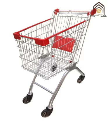 چرخ خرید فروشگاهی 80 لیتری صنایع مفتولی آریا توس - 7